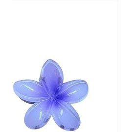 VL Pretty Flower Claw Hair Clips – Blue Ombré Design – Strong Grip with Tiny Pins Made for Girls & Women with Medium to Thick Hair (Blue)