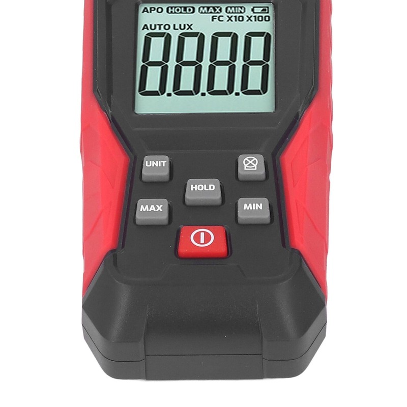 Digital Illuminometer High Accuracy 200000 LX Range 0.1LX Resolution Luxmeter