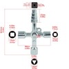 AIYIBEN 4 Way Multifunction Key with Drilling Moment Transition Key,