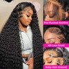 30 Inch Deep Wave Lace Front Wigs Human Hair 250
