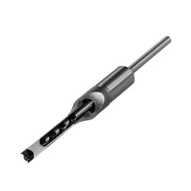 KingBra Woodworker 3/8 Inch Mortise Chisel & Bit Set, Square Hole Drill Bits Mortising Chisel Set