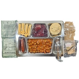 Genuine USGI MRE [Meal, Ready to Eat] Inspection Date 01/2026 or Newer [New Packaging] - You Choose Menu Ration with Entree, Snacks, Dessert, Drink Mix, Utensils, Condiments and FRH. (Meatballs in Marinara)