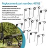 KINTLE 10 Pcs 46761 1/8" Dethatcher Spring Tines Compatible with