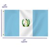 Large Guatemala Flag,3x5 FT Guatemalan 75D Outdoor Banner,Guatemalans Decor for