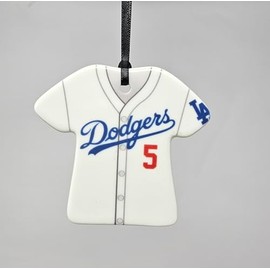 LA Freeman #5 Jersey Shaped Ceramic Christmas Ornament -Ready to Ship