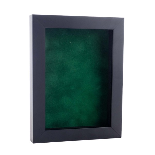 8x12 Shadow Box Frame Black Wood | with a 3/4"