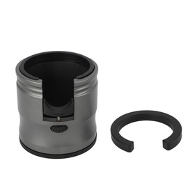 Coffee Portafilter Holder Adjustable Height Universal Easy To Install Round Coffee Tamper Holder for Coffee Making Gray