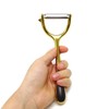 Honbay 1PCS Stainless Steel Golden Y Vegetable Fruit Peeler for