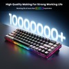 GEODMAER GEODMAER 65% Wireless Gaming Keyboard, Rechargeable Backlit Gaming Keyboard,