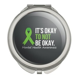 GRAPHICS & MORE Mental Health Awareness Its Okay Compact Travel Purse Handbag Makeup Mirror
