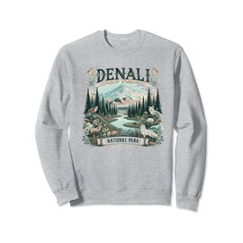 Denali National Park Alaska Cottagecore Aesthetic Sweatshirt