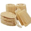 Natural luffa sponge set -100% plant-based, dye free, suitable for