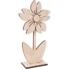 VBS Wooden flower "Nancy", 2 pieces.