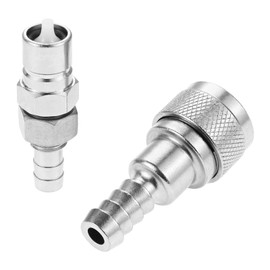 Mtsooning Outboard Fuel Connector, Fuel Line Connector Male Female 3B2 70250 for Outboard 2 4-Stroke Engines 5 Pieces Up to 90 Pieces with Nut