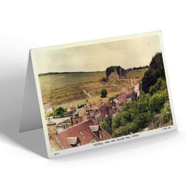 GREETING CARD - Vintage Scotland - Football Park and Village Hall, Avoch (b)