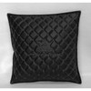 VIP Car Interior Set Black With Black Diamond Stitch Pillows