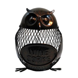 Metal Owl Wine Cork Holder