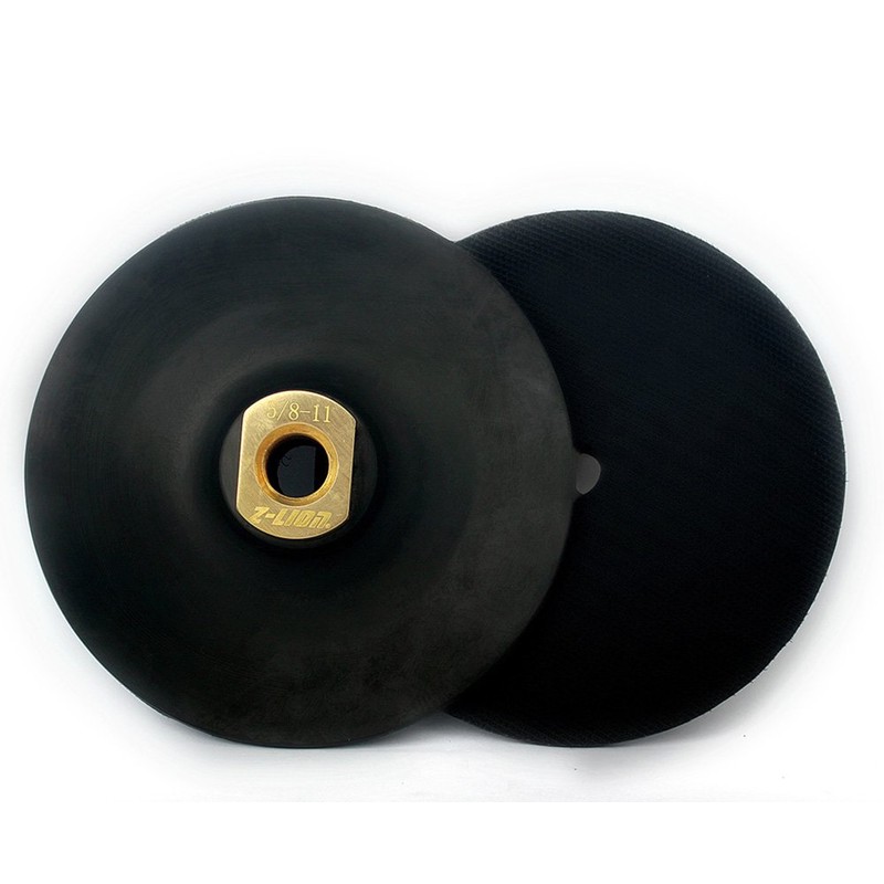 Flexible Rubber Backer Pad 5 inch Hook&Loop Back Holder 5/8-11
