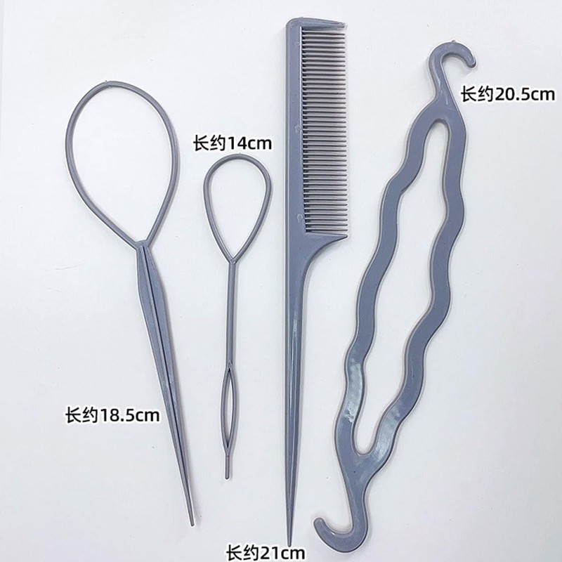4pcs Hair Arrangement Stick Hair Braiding Kit Quick Beauty Salon