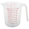 1L Plastic Measuring Jug with Clear Measurements displayed in ml,
