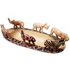 Stoneage Arts Hand Crafted Decorative Safari Bowl with Meticulously Carved