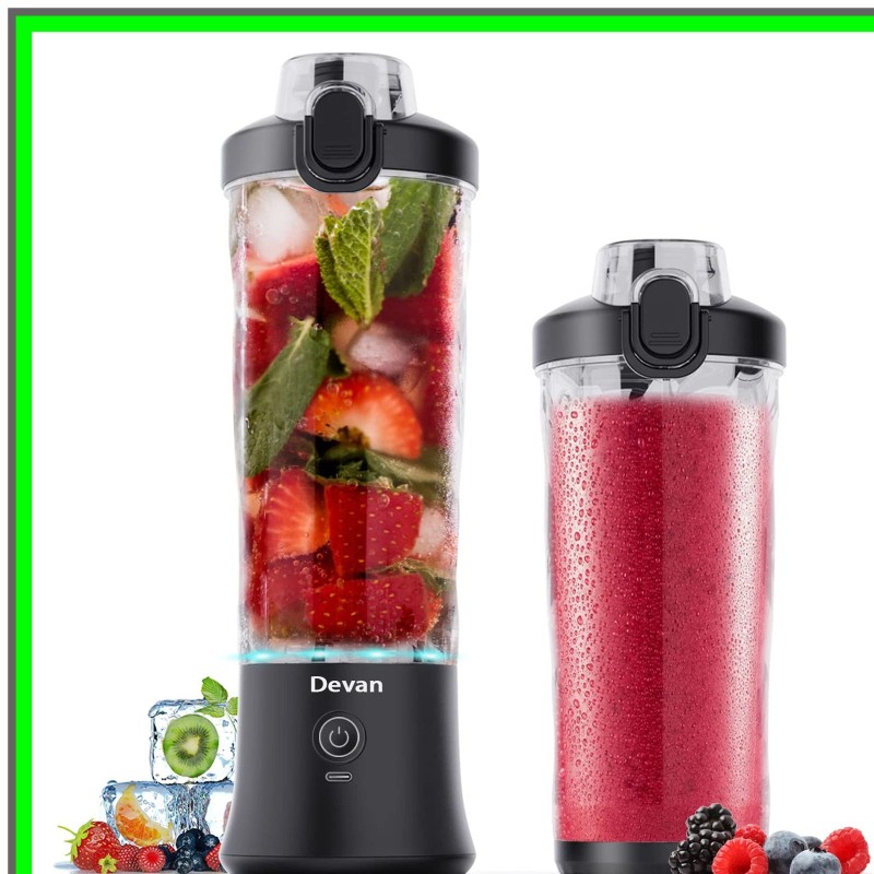 MODAIS HydroMix Portable USB Blender with 20 oz Waterproof Cup