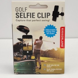kikkerland NEW - FITS ALL CLUBS - Golf Game Golfing Phone Selfie Clip with adjustable clamp