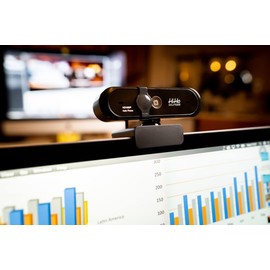 HiHo USB Webcam, 3500W, Plug & Play, HD, 1080p, Softphone Compatible, Dual Built-In Microphone, Ideal for Remote Home Workers, Office Workers, Schools or Universities - Black