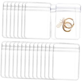 Ultechnovo 200 Piezas Bolsas de Transparentes con Cierre Hermético Bolsas Resellables para Joyería Dulces Muestras y Pequeñas Almacenamiento Seguro y 
