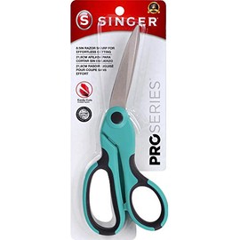 SINGER 00561 ProSeries - Tijeras de costura dobladas resistentes de 8-1/2 pulgadas, color verde azulado