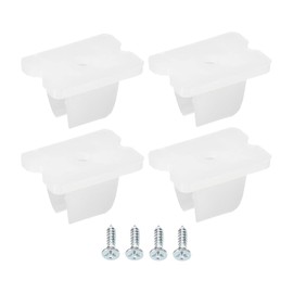 sourcing map sourcing map 30 Stck wsserdichter LED-Lichtstreifenclips, Befestigungsklemmen, passend fr 5 mm bis 6 mm Silikon LED-Lichtstreifenclips wsserdichter LED-Lichtstreifen, durchscheinend