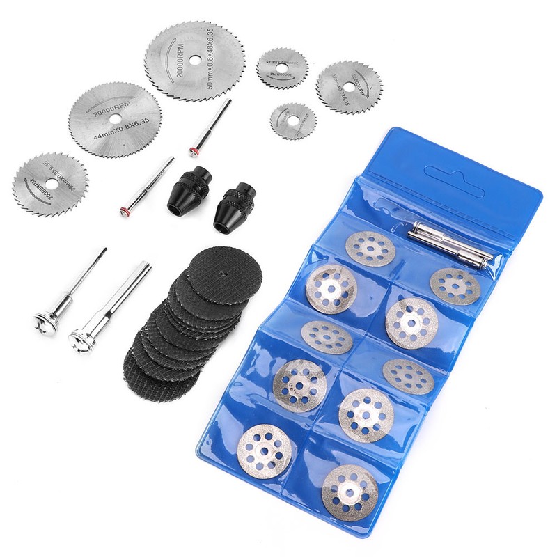 34Pcs Saw Blade Set HHS Circular Resin Diamond Cutting Set