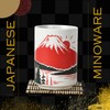 LOVE LOVE JAPAN Japanese Tea Cups Sushi-Yunomi Mino Ware With