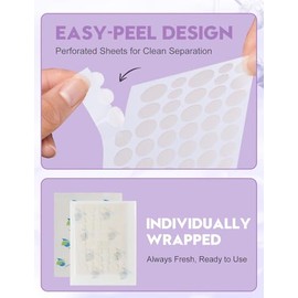 Parches para acne, 108 piezas, Estrellas para granos, 5 tamaños (8, 10, 12, 14, 16 mm), Hidrocoloides pimple patches que se adaptan con precisión a di