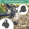 X AUTOHAUX 4 Pair Semi Metal Disc Bike Brake Pads