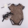 Reborn Baby Doll Leopard Romper Clothes Set for 20-22 Inch