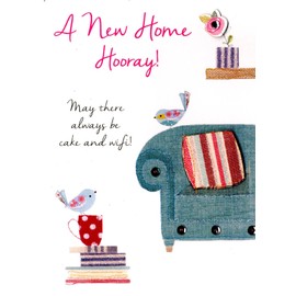 New Home Hooray! Greeting Card Second Nature Just to Say Cards