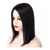 Beautyonline Peluca De Cabello Humano Natural Liso De 35 Cm