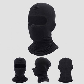 Well-ventilated, lightweight, thin, and versatile for blocking sunlight. Front mask black