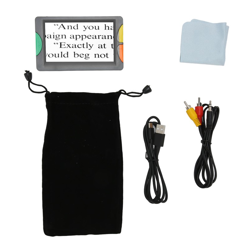 4.3inch Portable Video Digital Magnifier 2X‑32X Zoom Support AV Output