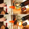 DRMFLE Bronze Antelope Head 2-in-1 Zinc Alloy Wine Pourer &