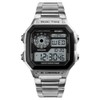 Men Digital Watch Stopwatch Countdown Alarm Luminous Watch