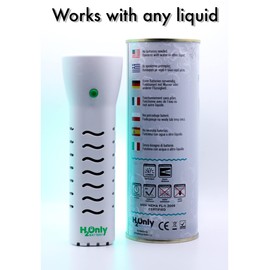 H2OnlyBattery Flashlight - No Batteries Needed - Water Powered (or Any Liquid)- No Expiration Date - 67 Lumens, Emergency Light - Last up to 1500 Hours-White