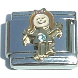 March Girl Italian Charm