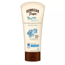 Hawaiian Tropic Matte Effect Mineral Enriched Sunscreen  6 oz SPF 50 EXP-11/2022