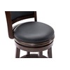 Boraam Augusta Counter Height Swivel Stool, 24-Inch, Cappuccino