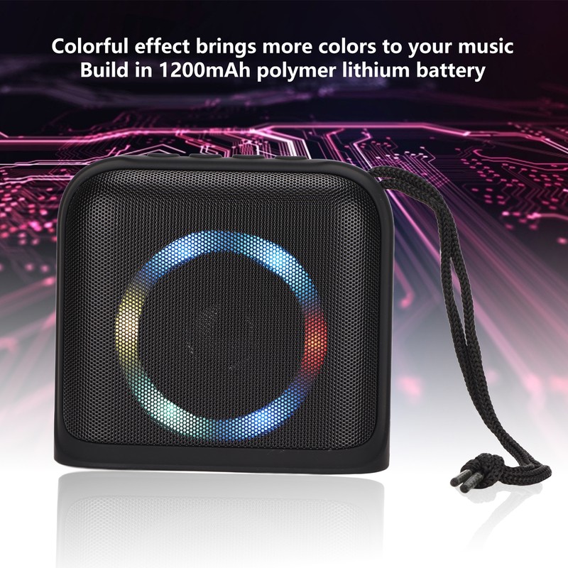 Bluetooth Speaker Waterproof 360° Stereo Sound Portable Wireless Speaker for