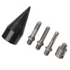 5Pcs Firewood Log Splitter Drill Bit Steel Wood Splitting Logs