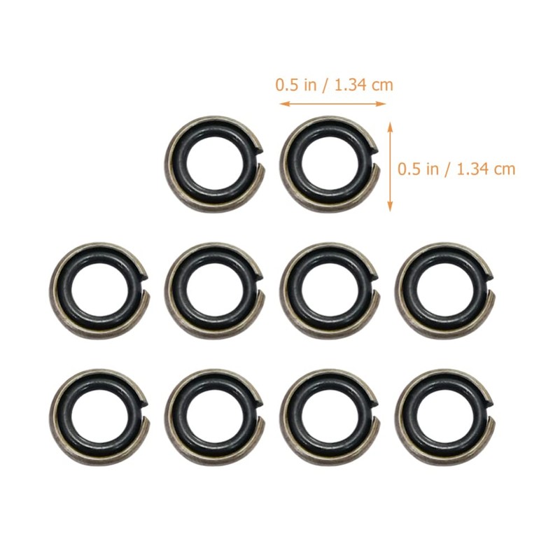 OSALADI 10 Sets Impact Wrench Retainer Rings with O-Ring, 1/2