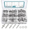 SATANTECH 450Pcs 304 Stainless Steel Pop Rivets with Washers Assortment